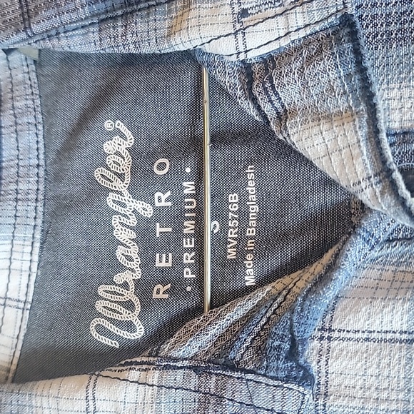 Mens wrangler retro button up shirt size S - Picture 2 of 3
